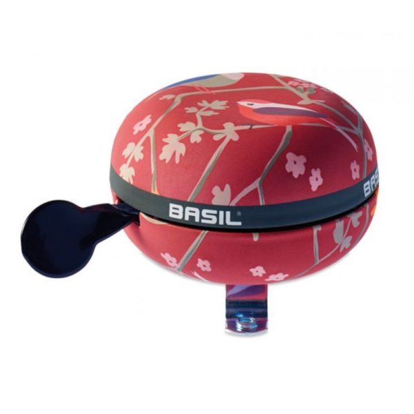 Sonnette Ding-Dong Basil série Wanderlust, rouge rétro