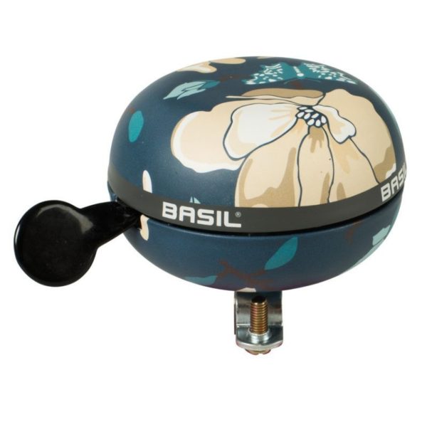 Sonnette Ding-Dong Basil série Magnolia, bleu métallique