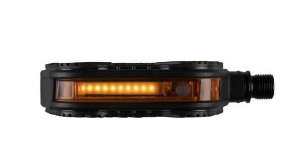 Pédales vélo plates à grip lumineuses et rechargeables