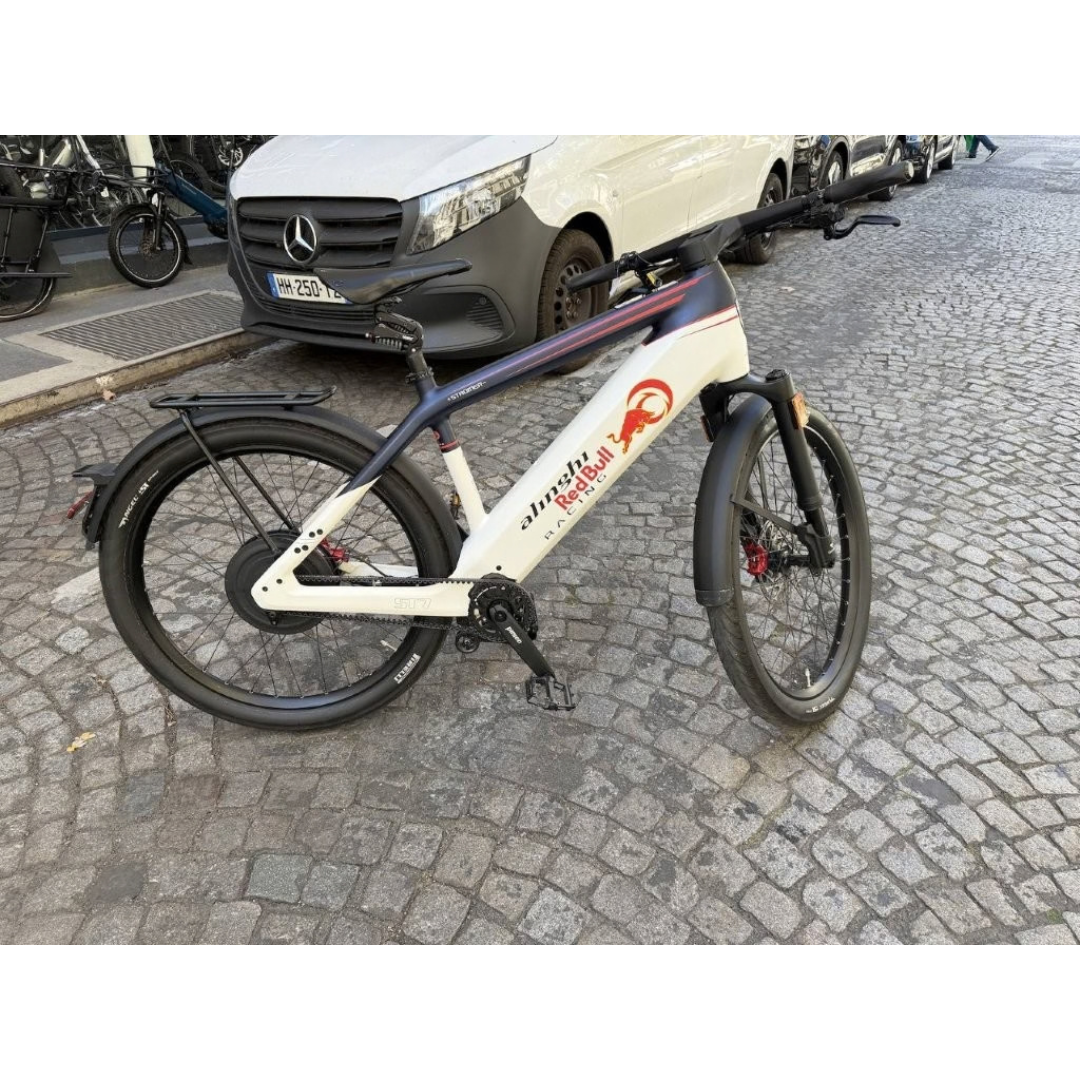 Stromer ST7 Red Bull Bleu/Blanc– Comme neuf